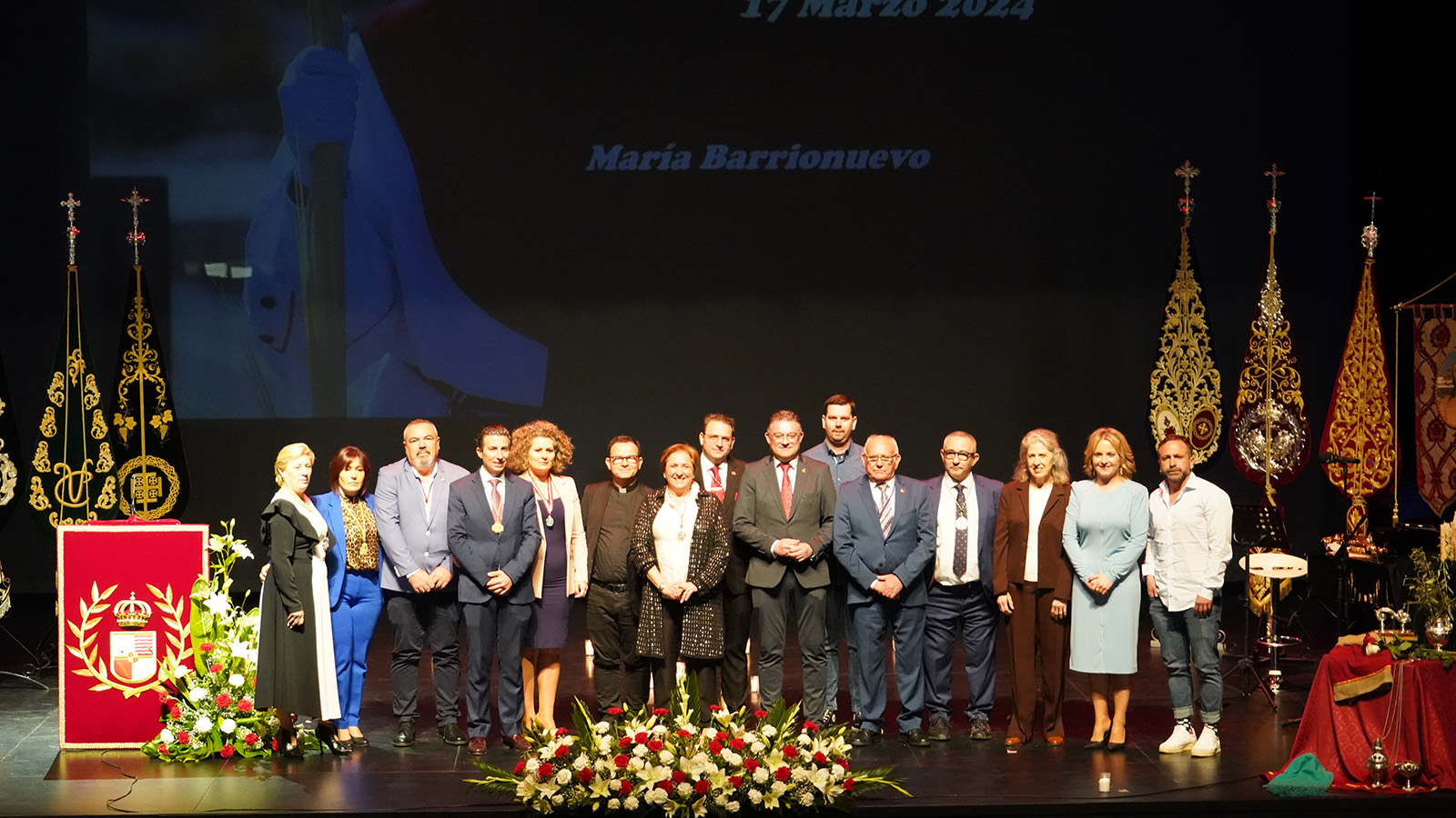 María Barrionuevo pronuncia un pregón de Semana Santa lleno de sentimiento en Berja